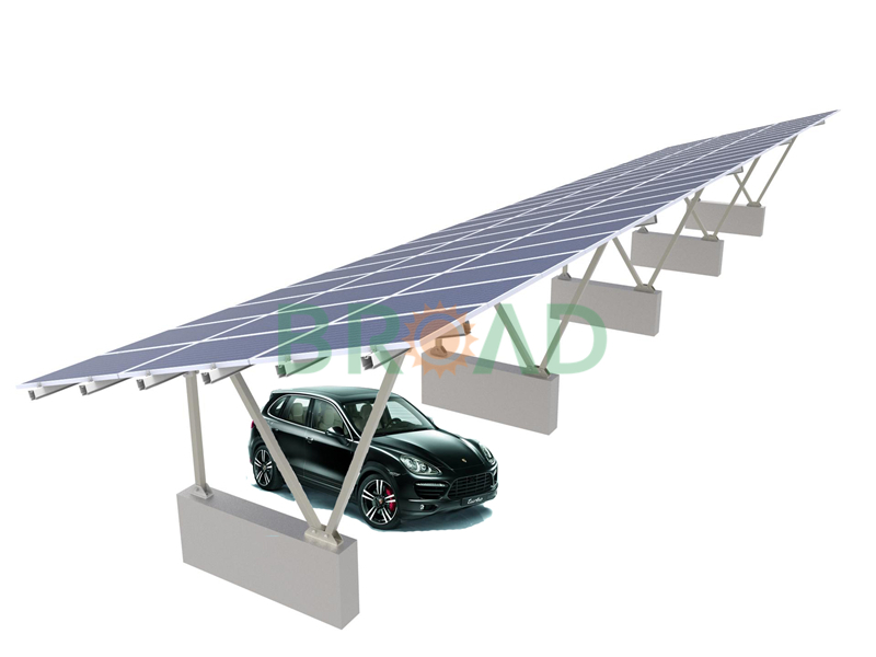 solar carport mounted