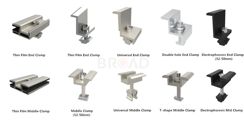 solar mounting system clamps