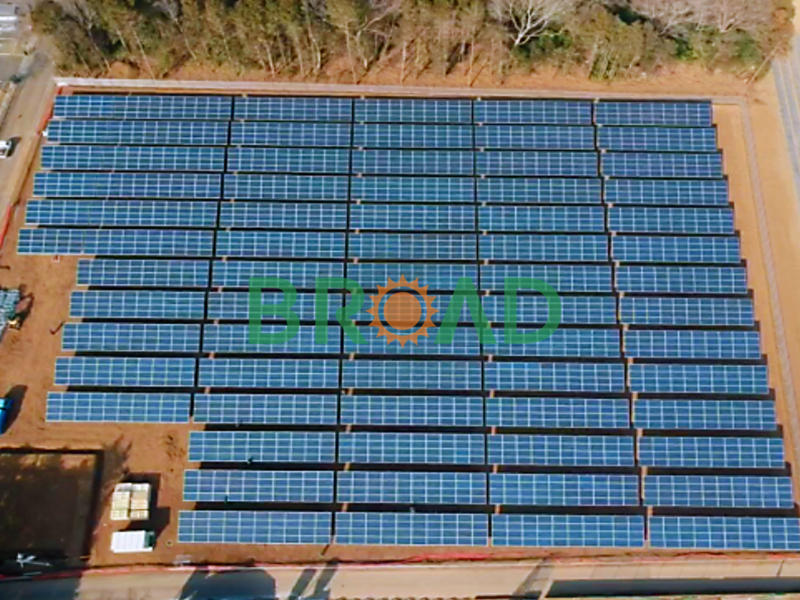 solar mounting structures for large scale projects