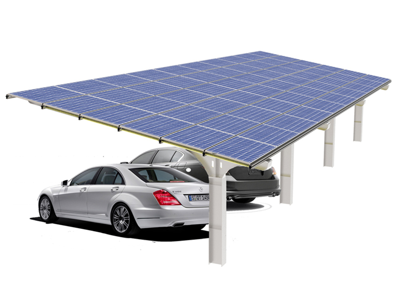 carport with solar panels